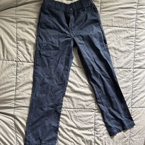 Dickies Men's Navy Straight Dress Pants